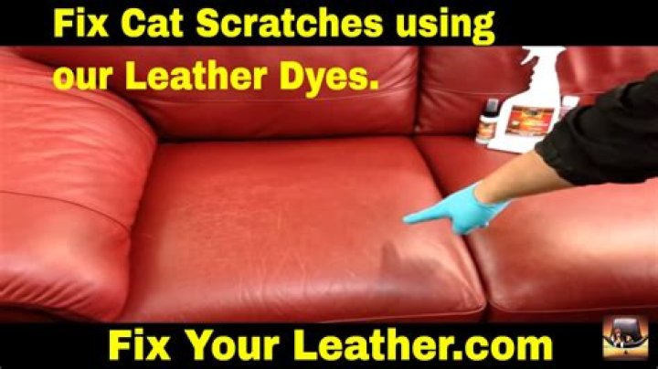 How do you remove scratches from faux leather
