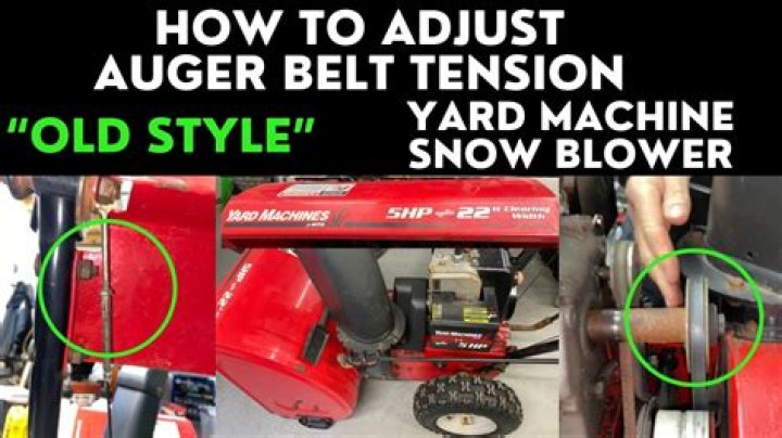 How do you replace a auger belt