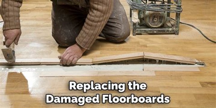 How do you replace damaged floorboards