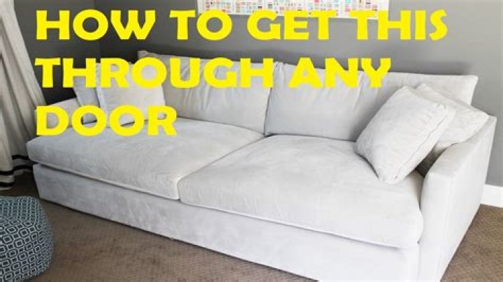 How do you tell if a couch will fit through a doorway