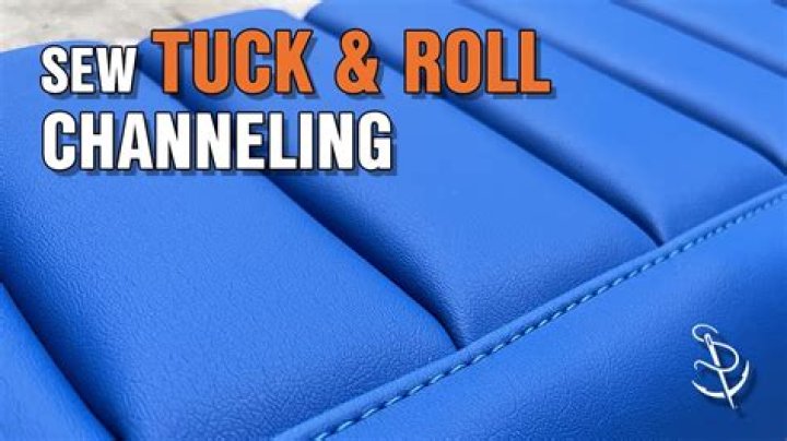 How do you tuck and roll upholstery