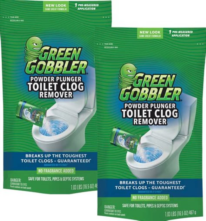 How do you use a green gobbler on a toilet