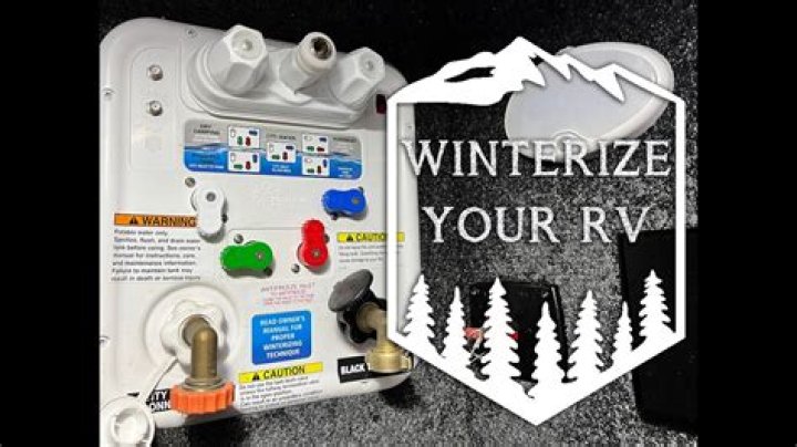 How do you winterize a holding tank?