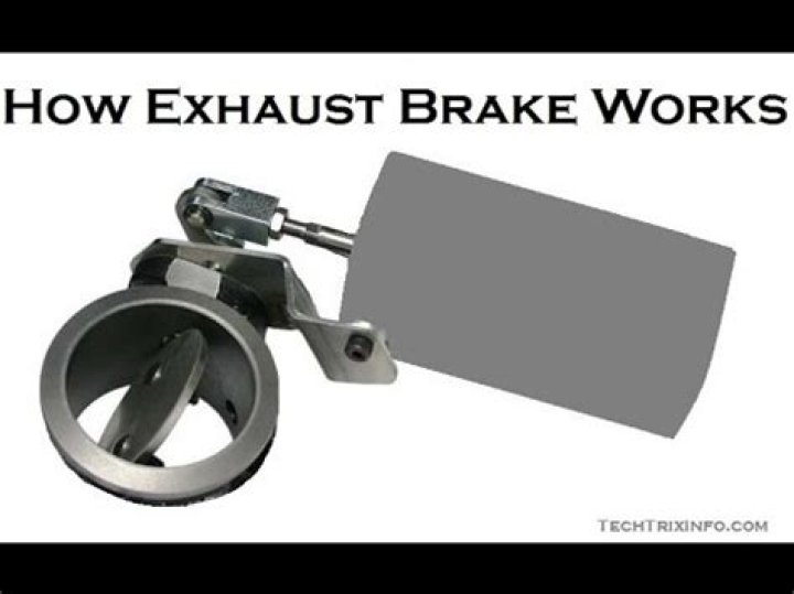 How does an exhaust brake work?