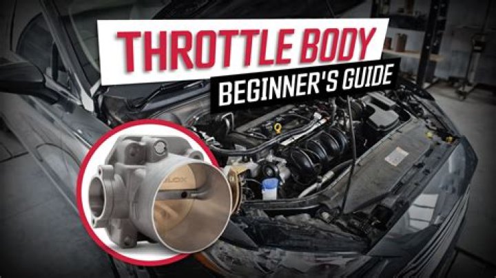 How does the throttle body work at idle?