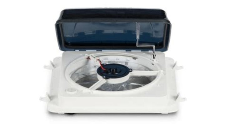 How is a Dometic fan used in an RV?