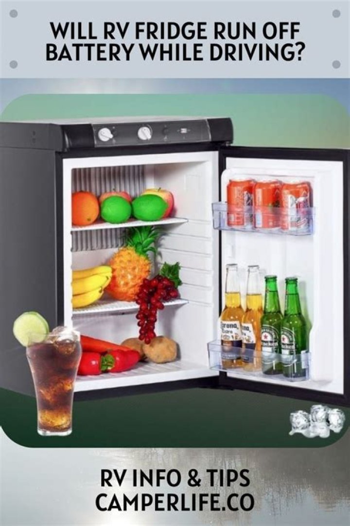 How long can RV fridge run off battery?