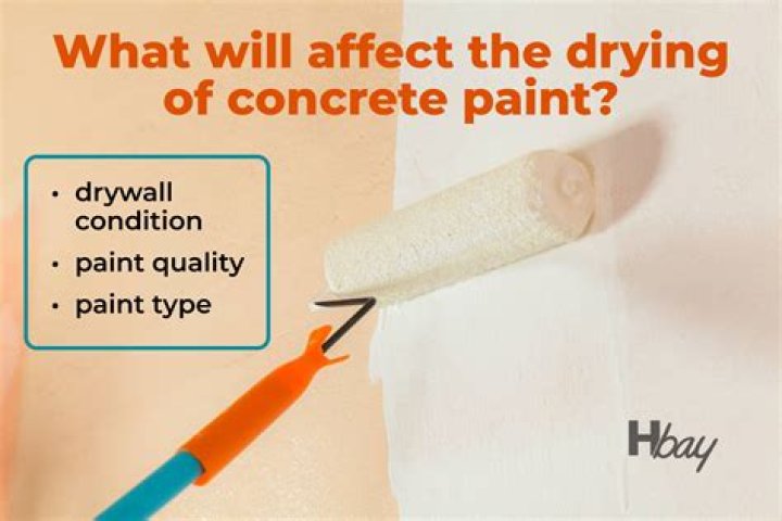 How long does concrete need to dry after etching