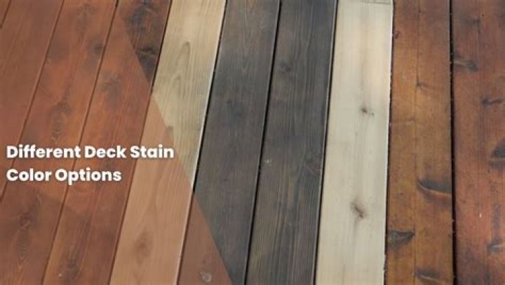 How long does deck stain need before rain