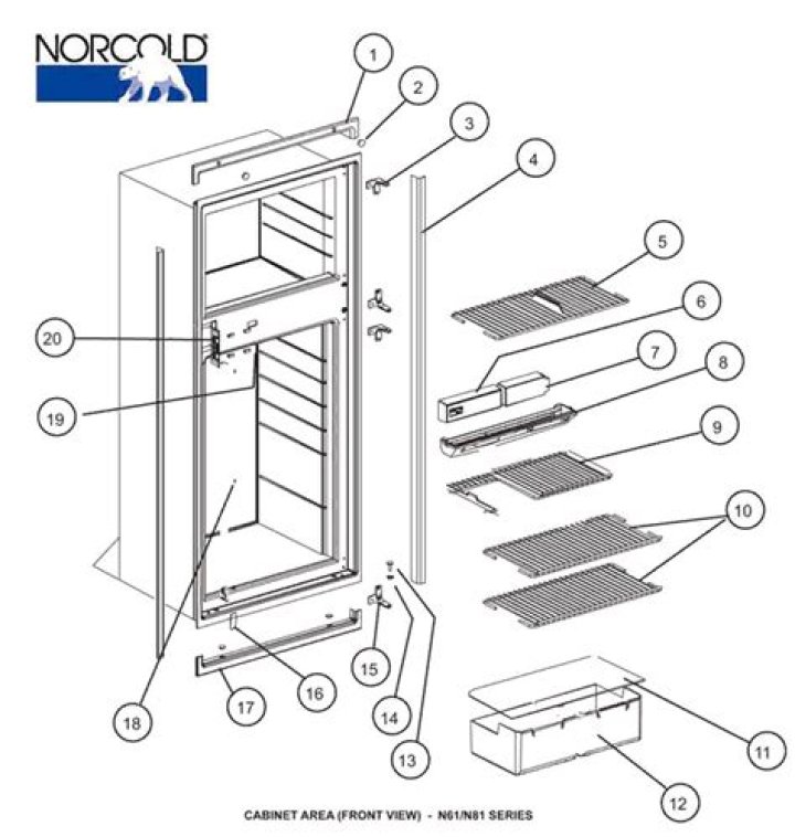 How long does it take for Norcold n611 parts to ship?