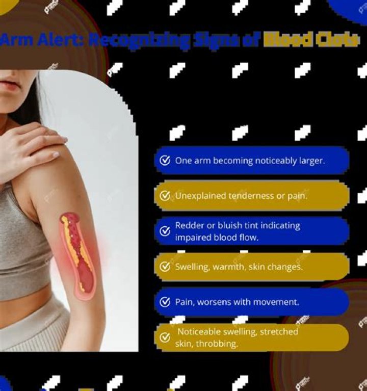 How long does it take to dissolve a blood clot in the arm