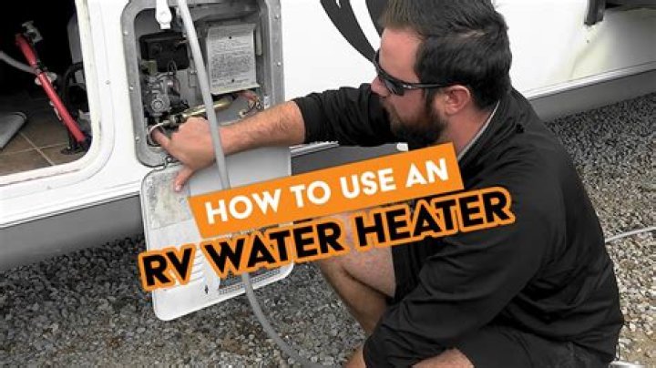 How long does it take to heat hot water in RV?