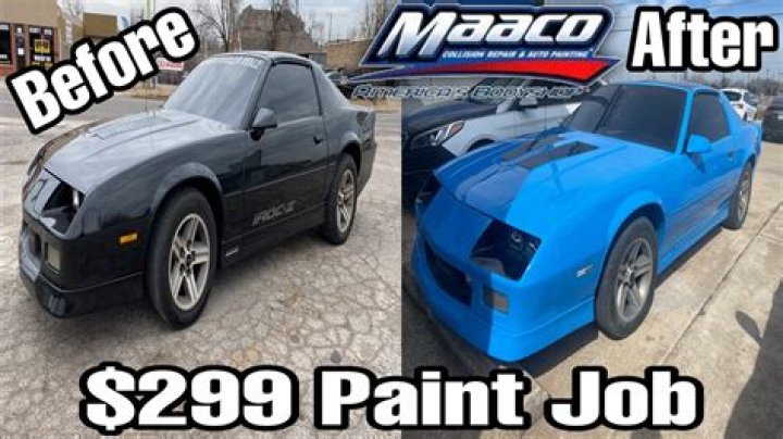 How long does Maaco paint job take