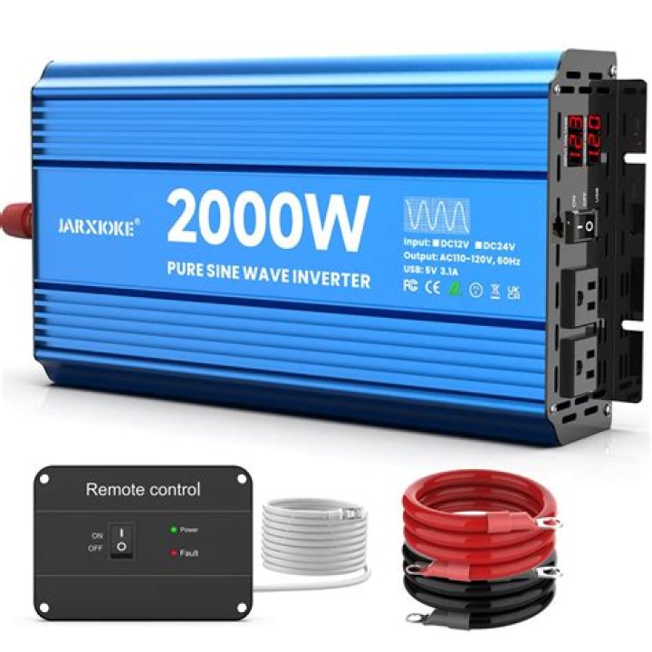 How many amps can a 2000 watt inverter draw?