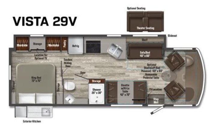 How many floorplans does a Winnebago Sunstar have?