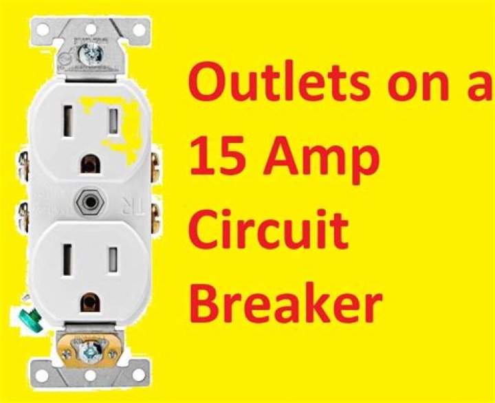 How many outlets can I put on a 15 amp circuit breaker