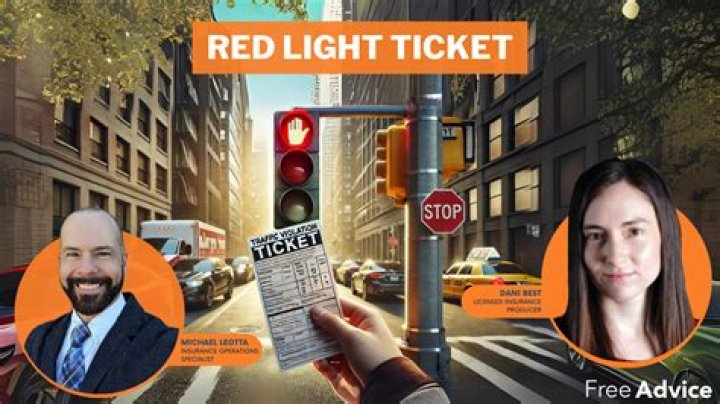 How many points is a red light ticket in Ohio