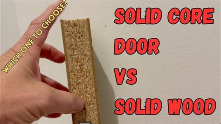 How Much Can You Cut Off A Solid Core Door