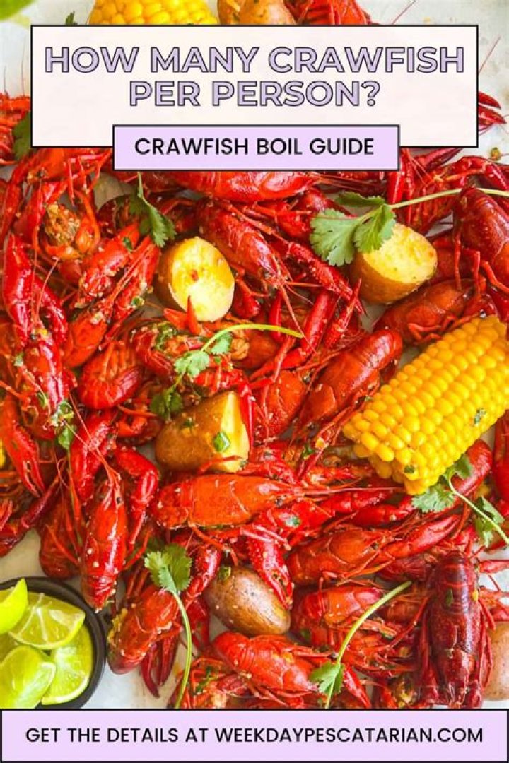 How Much Crawfish Per Person