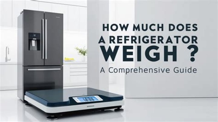 How much does a Dometic RV refrigerator weigh?
