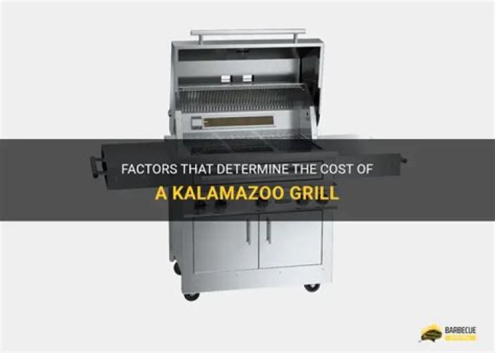 How much does a Kalamazoo grill cost