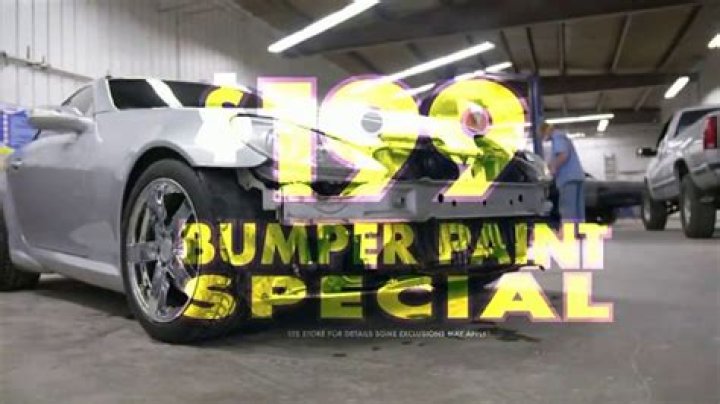 How much does Maaco cost to paint a bumper