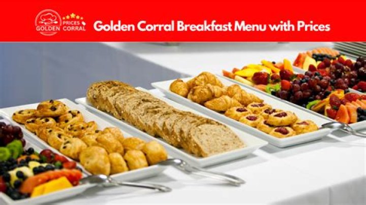 How much does the breakfast buffet cost at Golden Corral
