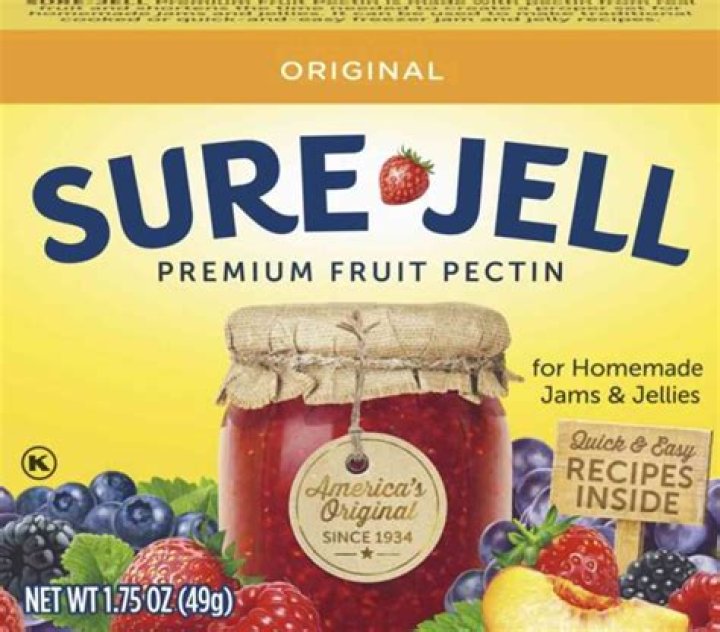 How much pectin is in a packet of Sure Jell