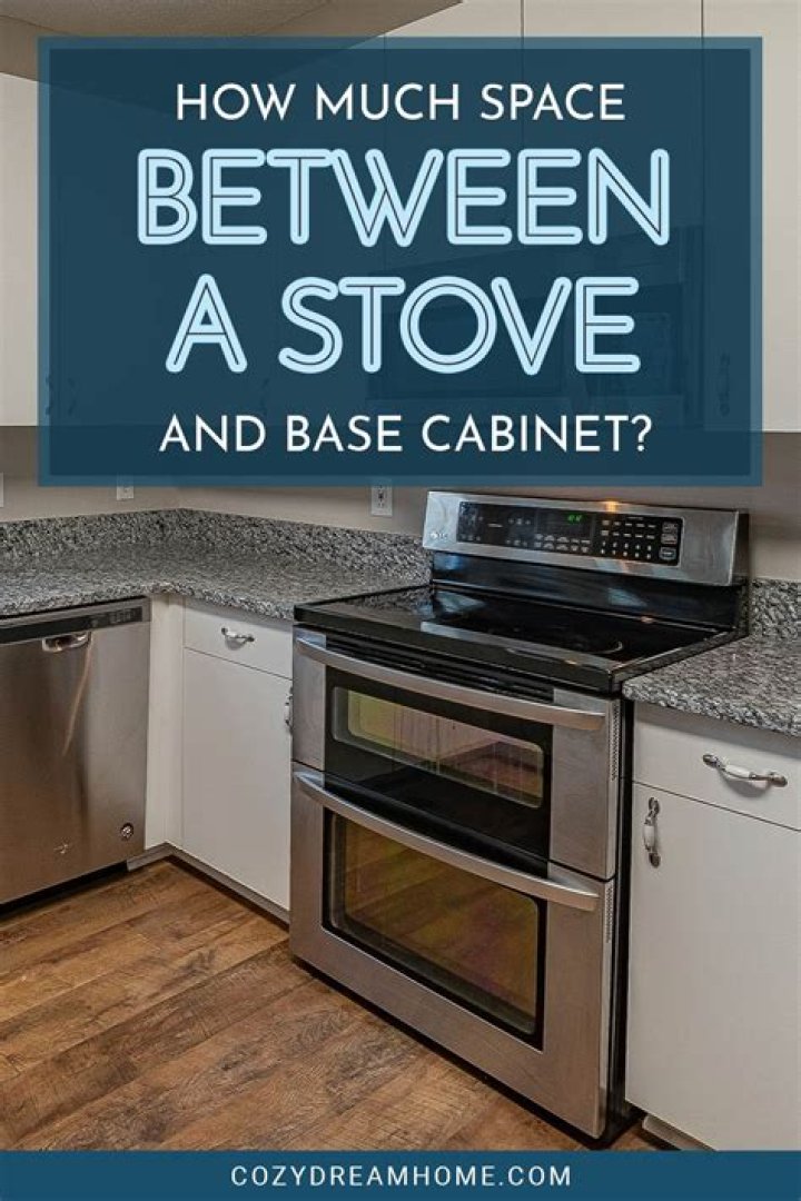 How much space do you need on each side of a stove
