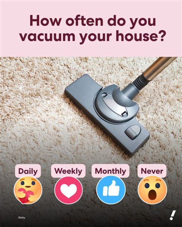 How often do you vacuum your house