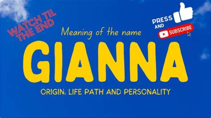 How popular is the name Gianna