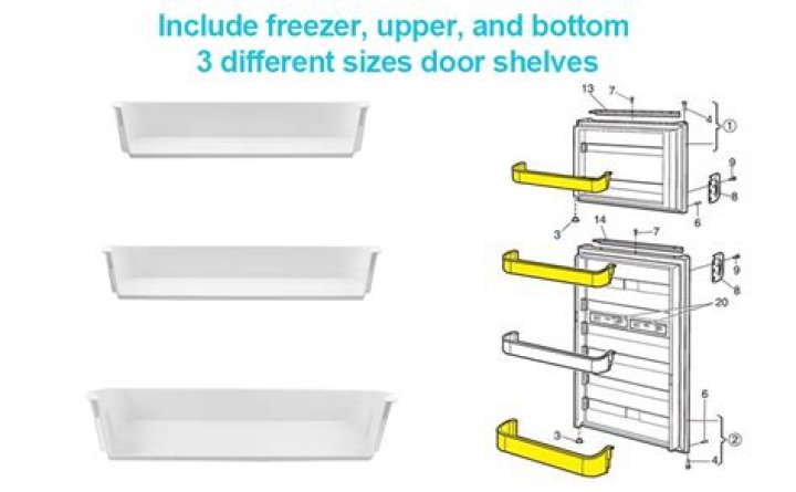 How tall is the Dometic refrigerator and freezer?