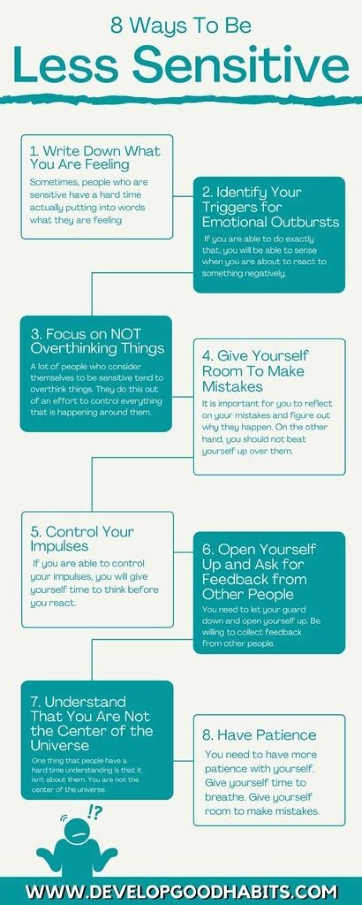 How to be less sensitive