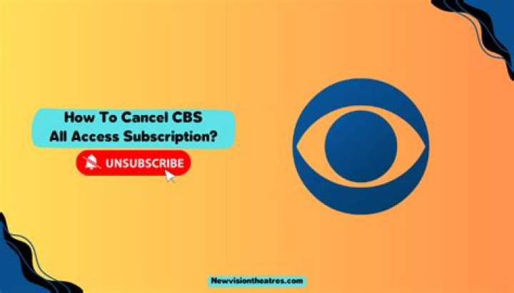 How to cancel cbs all access