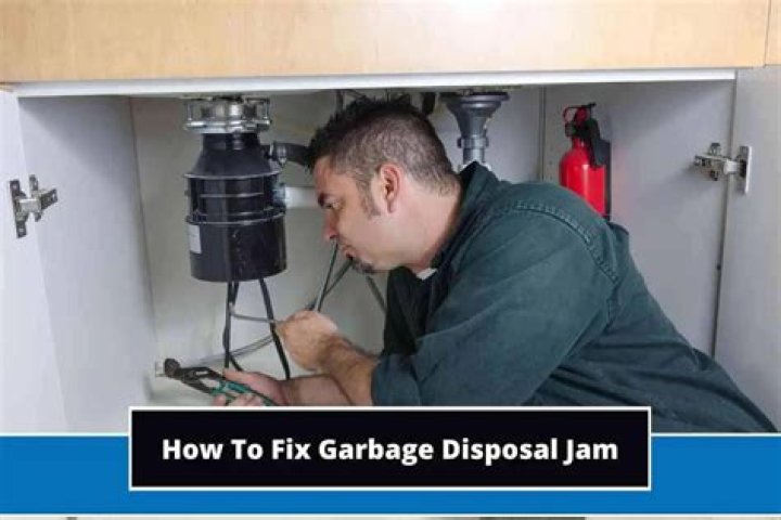 How to fix a jammed garbage disposal