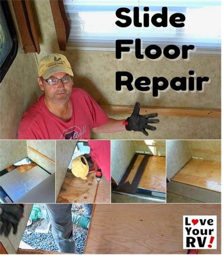 How to fix a rotted RV slide out floor?