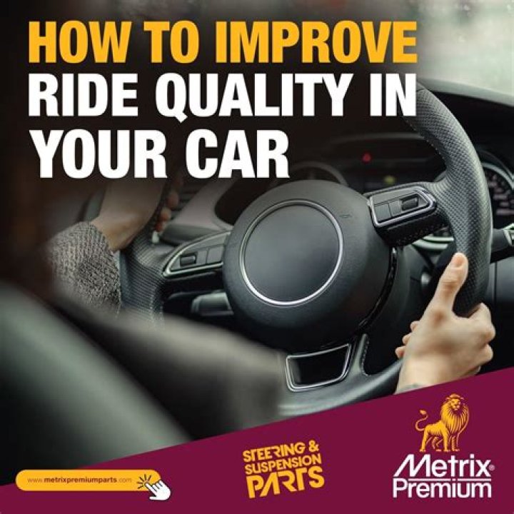 How to improve ride quality in your car?