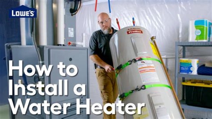 How to project on installing a new water heater?