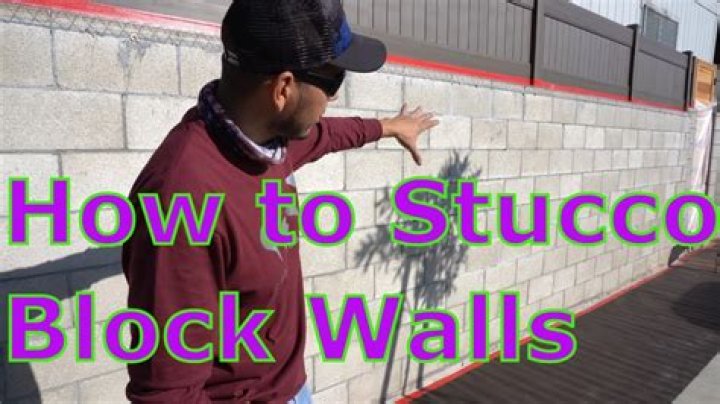 How to stucco a wall