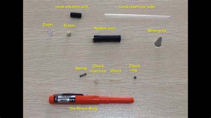 How To Take Apart A Mechanical Pencil