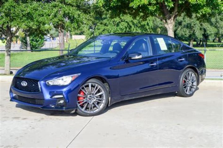 Infiniti q50 red sport 400