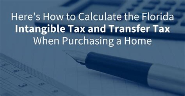 Intangible tax - How To Discuss