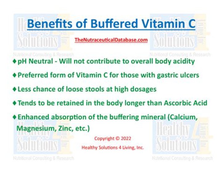 Is buffered vitamin C better