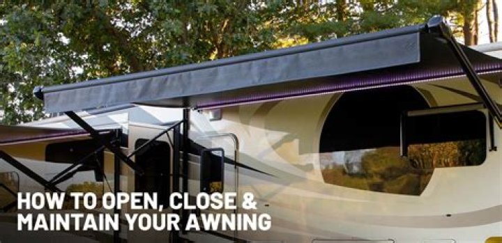 Is there a way to close an RV awning?