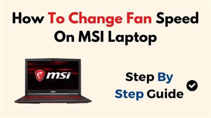 Is there a way to increase the fan speed on a laptop?
