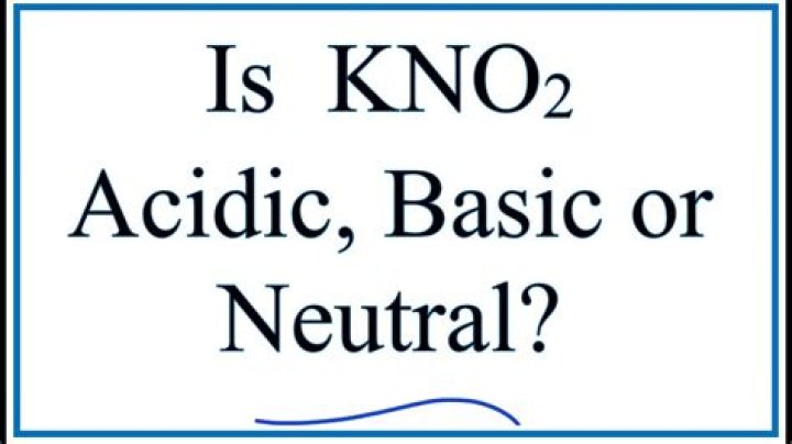 Kno2 Acid Or Base - How To Discuss