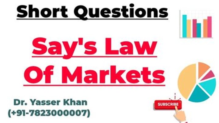 Law of markets - How To Discuss