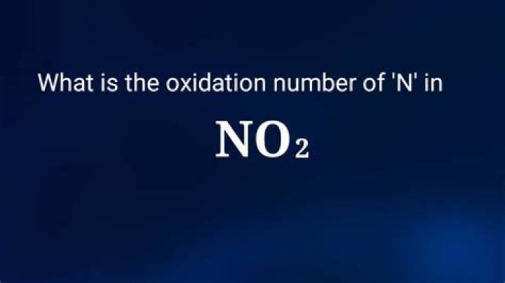 No2 Oxidation Number - How To Discuss