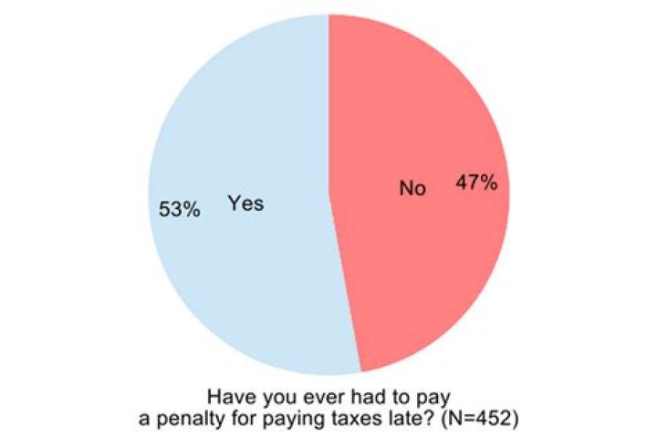 Penalty for paying taxes late