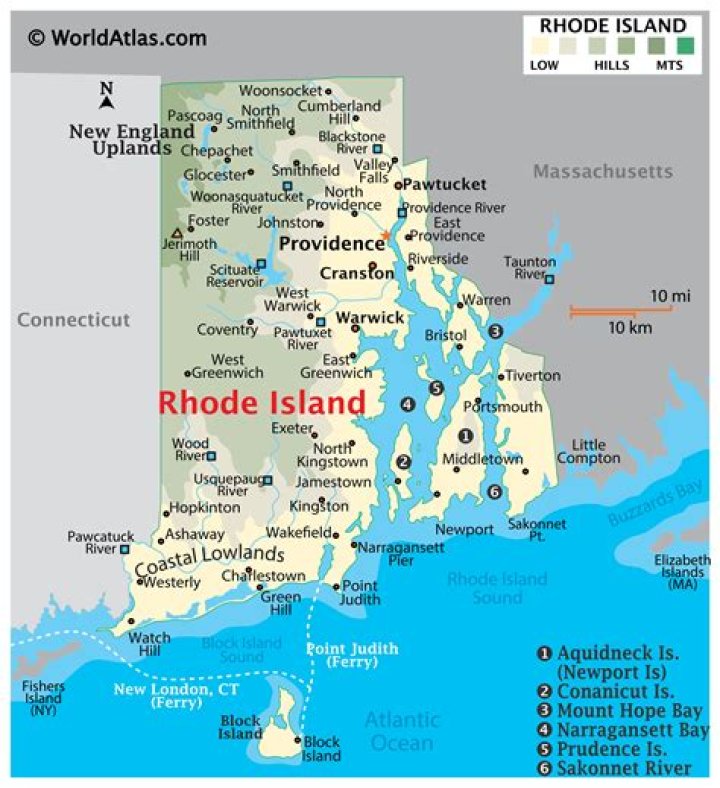 Question: How Long Is Rhode Island In Miles